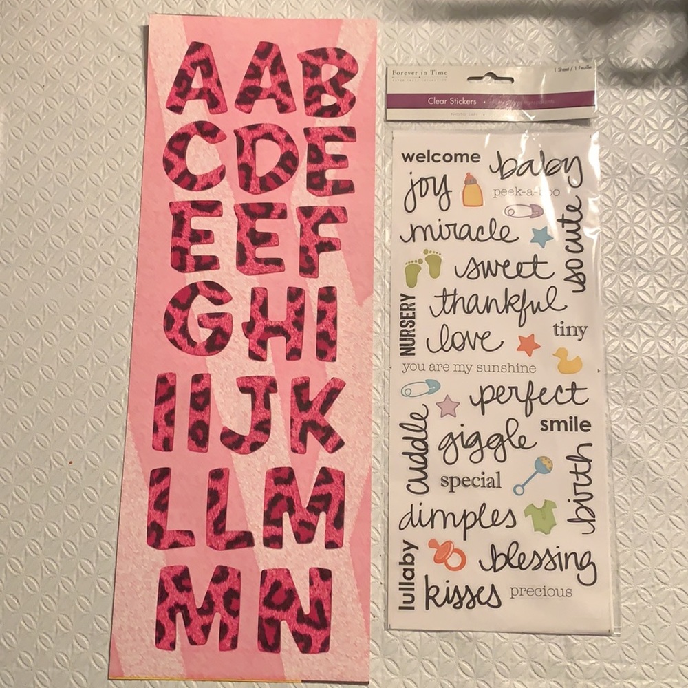 🆓Scrapbooking & alphabet stickers - good for scrapbooking, cards, projects